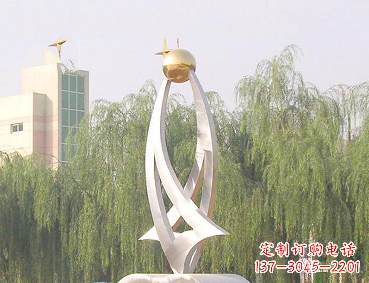 辽阳园林不锈钢创意书籍雕塑