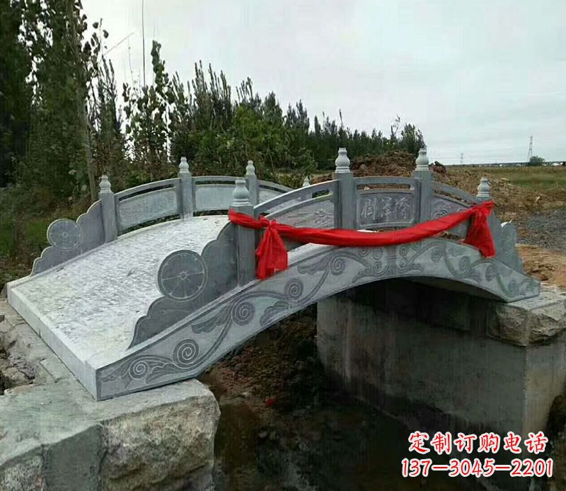 辽阳园林仿古石拱桥景观雕塑