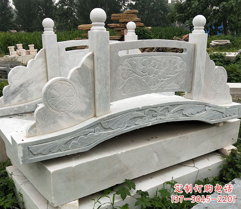 辽阳园林仿古石拱桥景观石雕