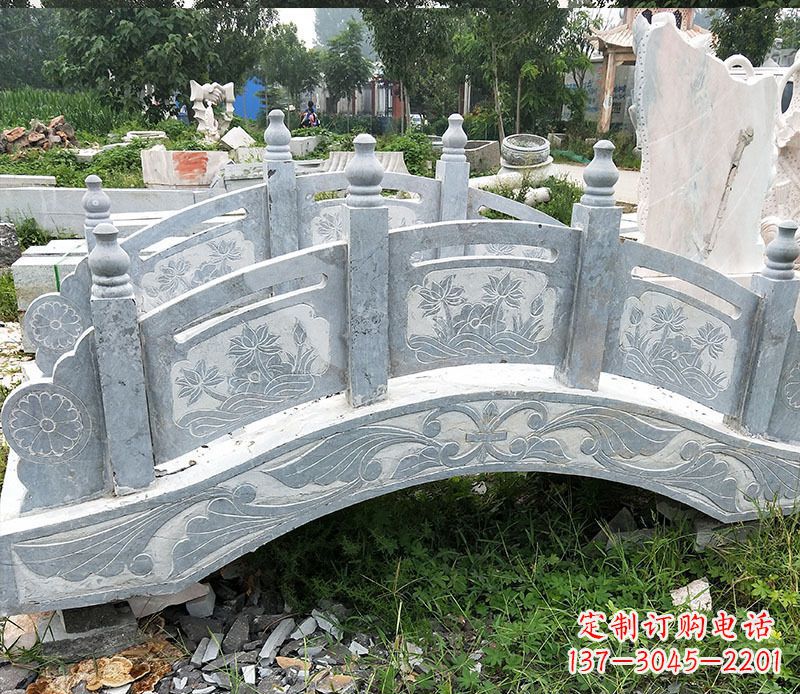 辽阳园林仿古石拱桥景观石雕 (3)