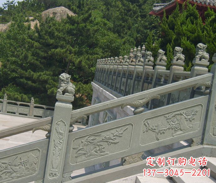 辽阳园林仿古石栏板景观石雕 (4)