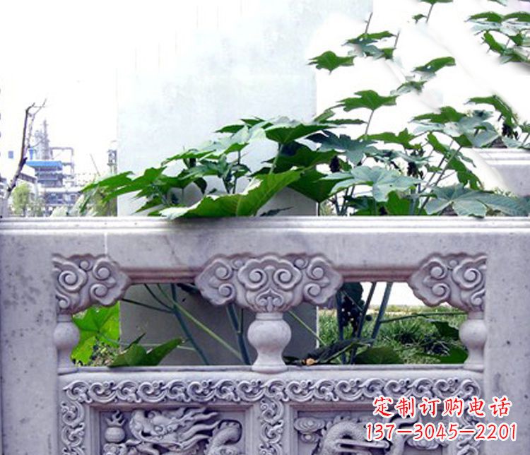 辽阳园林仿古石栏板景观石雕 (6)