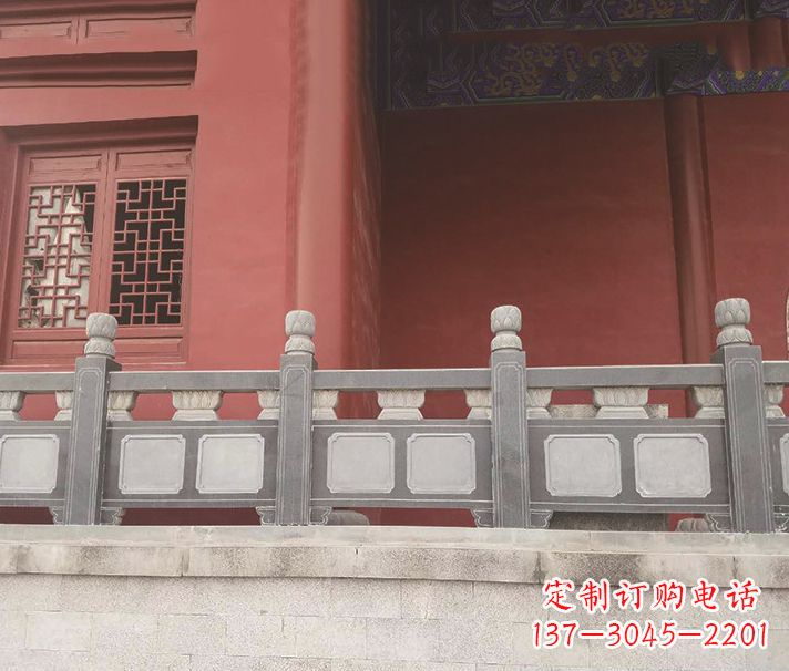 辽阳园林仿古石栏板景观石雕 (8)