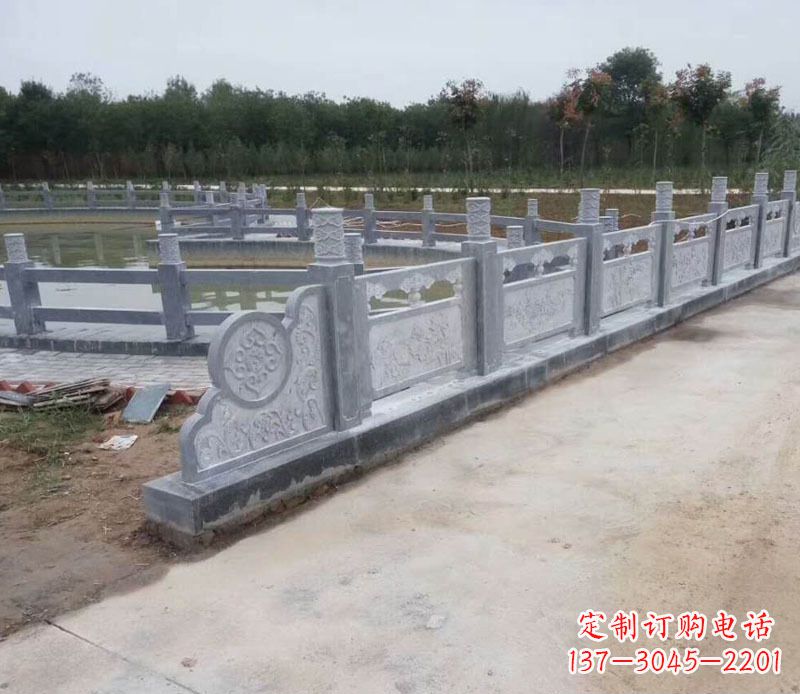 辽阳园林仿古石栏板景观石雕 (11)