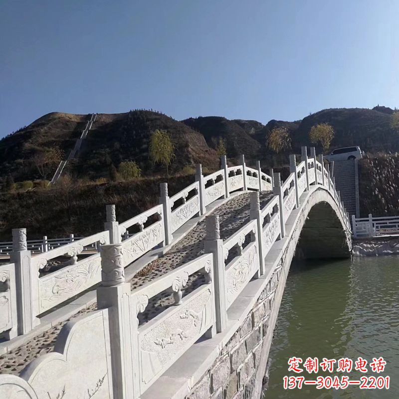 辽阳园林景点石雕桥栏板