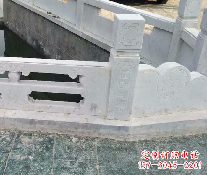 辽阳园林景观大理石栏板雕塑 (7)