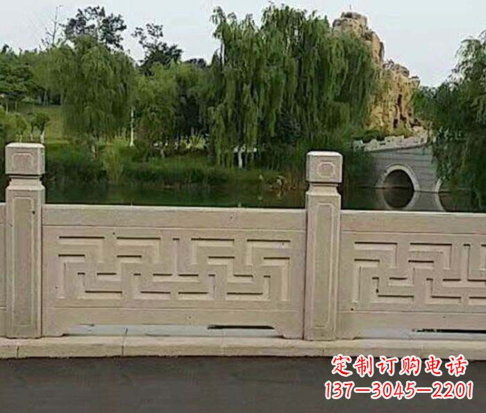 辽阳园林景观大理石栏板石雕 (4)