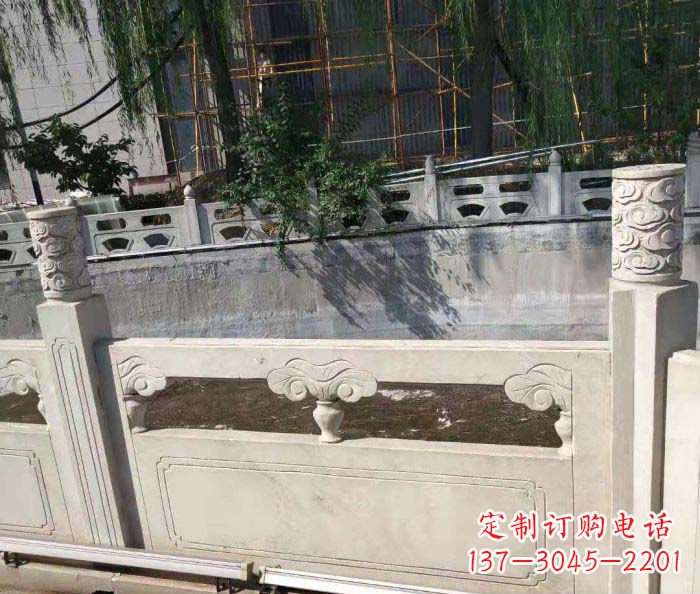 辽阳园林景观大理石栏板石雕 (6)
