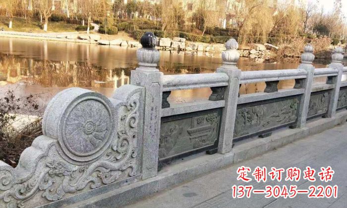 辽阳园林景观大理石栏板石雕 (10)