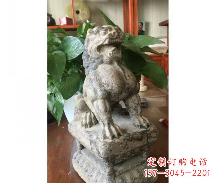 辽阳园林景观大理石狮子石雕