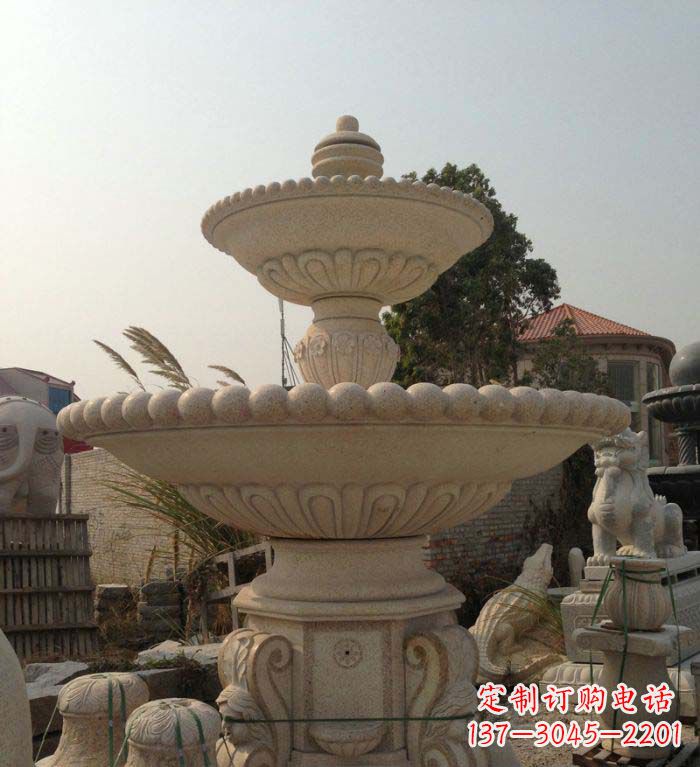 辽阳园林景观大型喷泉石雕