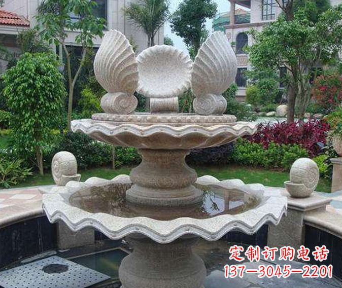 辽阳园林景观多层喷泉石雕