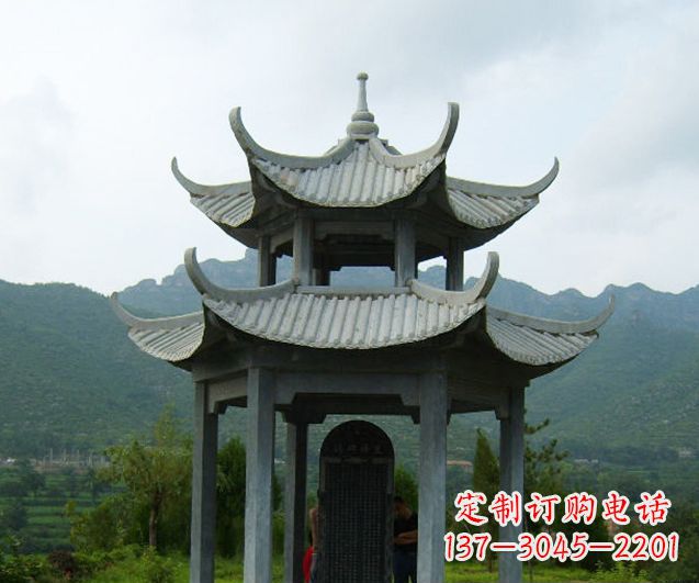 辽阳园林景观仿古凉亭石雕
