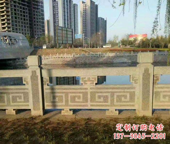 辽阳园林景观仿古石雕栏板 (3)