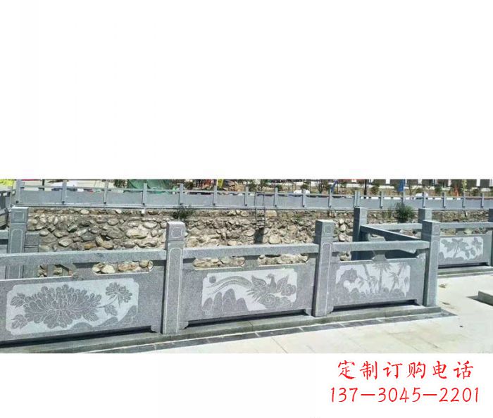 辽阳园林景观仿古石雕栏板 (5)