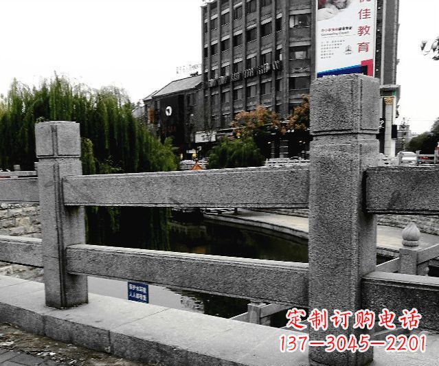 辽阳园林景观仿古石雕栏板 (9)