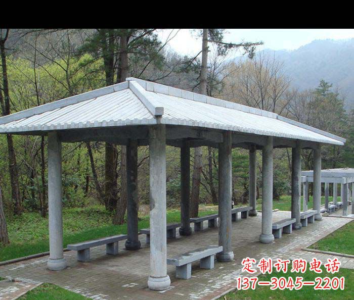 辽阳园林景观仿古石雕长廊