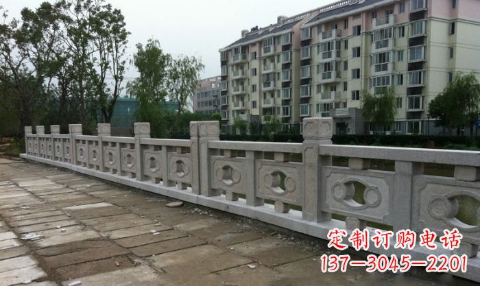 辽阳园林景观真山桥石雕栏板 (3)