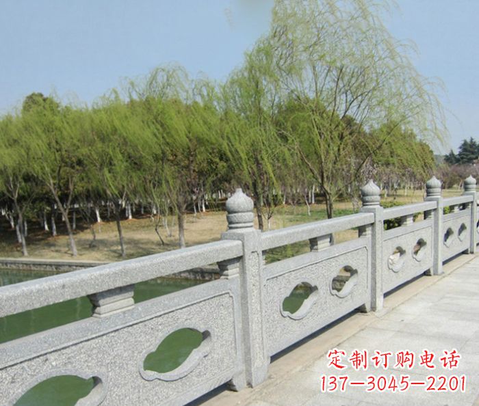 辽阳园林景观真山桥石雕栏板
