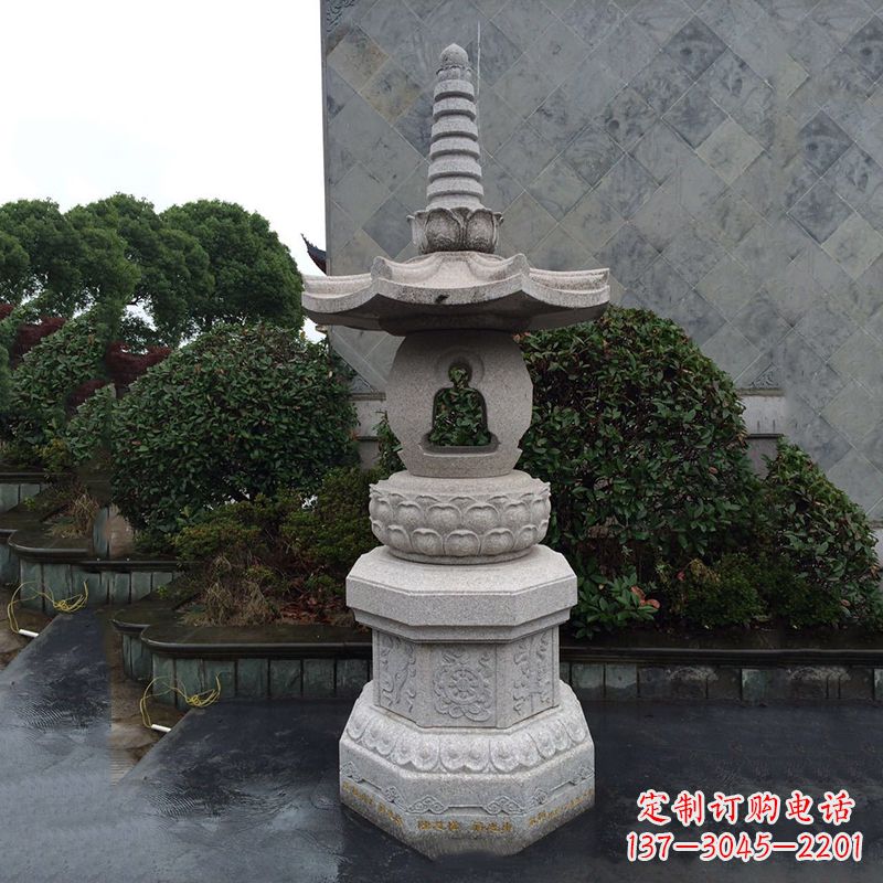 辽阳园林石雕灯笼