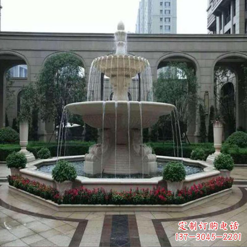 辽阳园林石雕喷泉雕塑