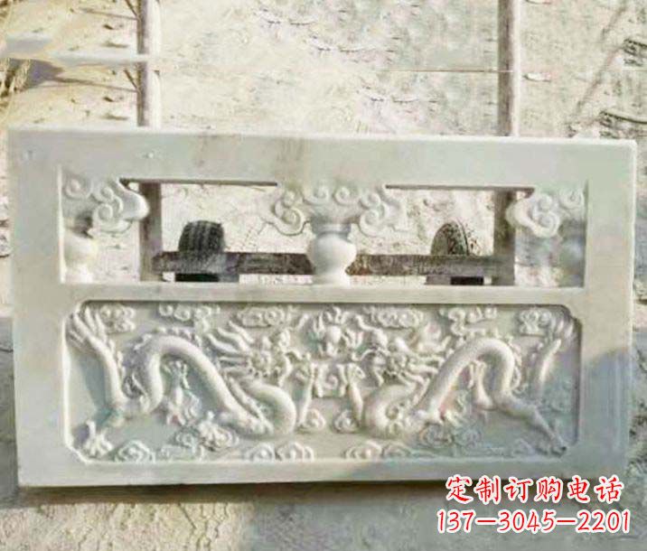 辽阳园林石浮雕栏板景观石雕