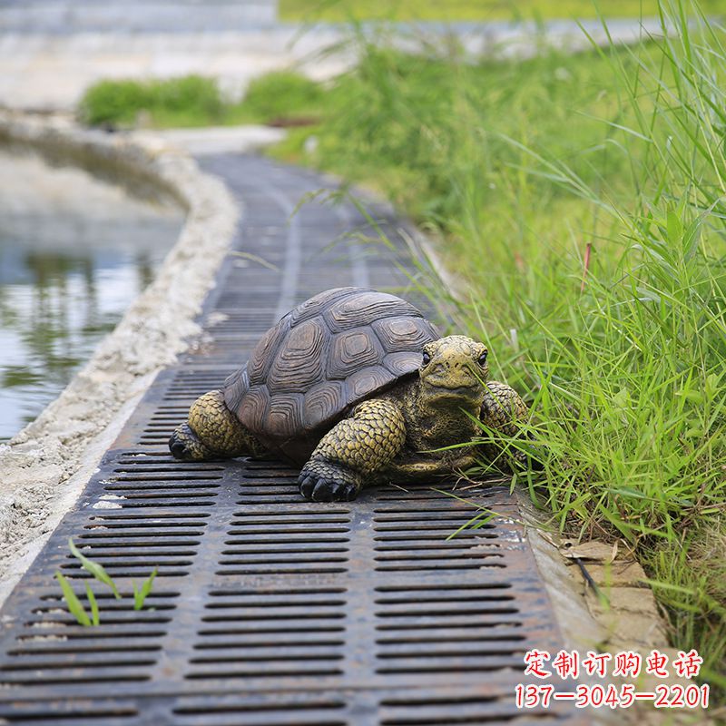 辽阳园林水景动物仿真乌龟雕塑