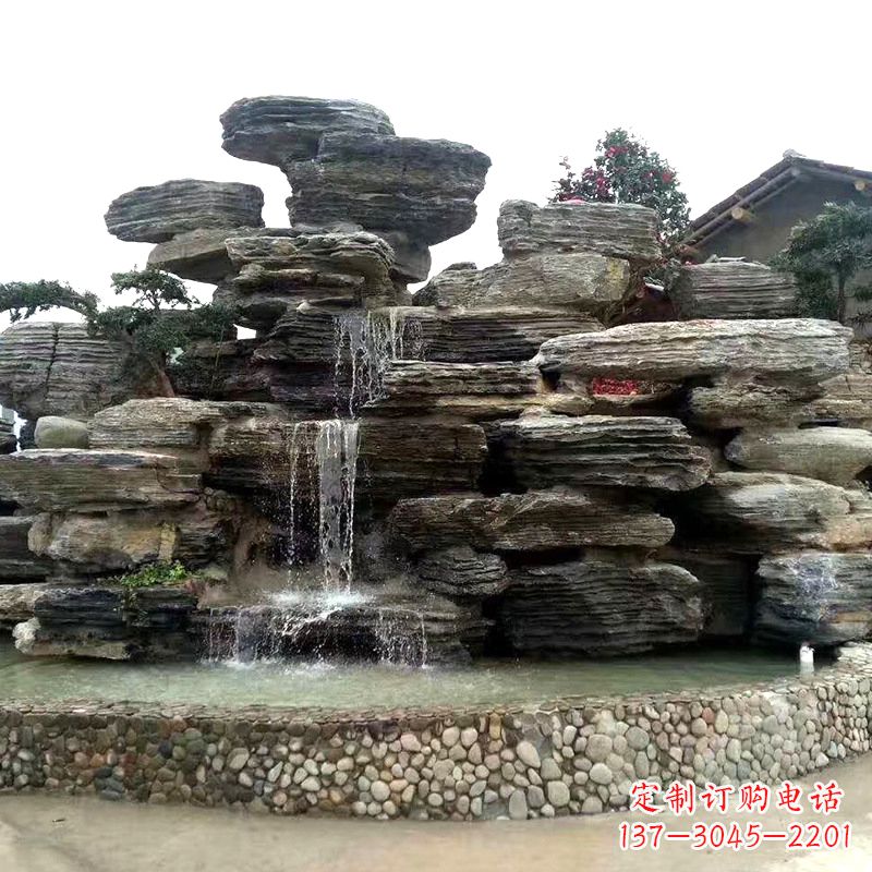 辽阳园林塑石假山流水