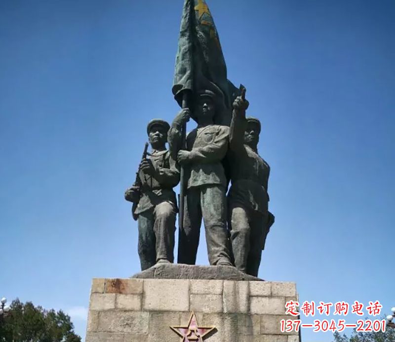 辽阳战士革命广场铜雕
