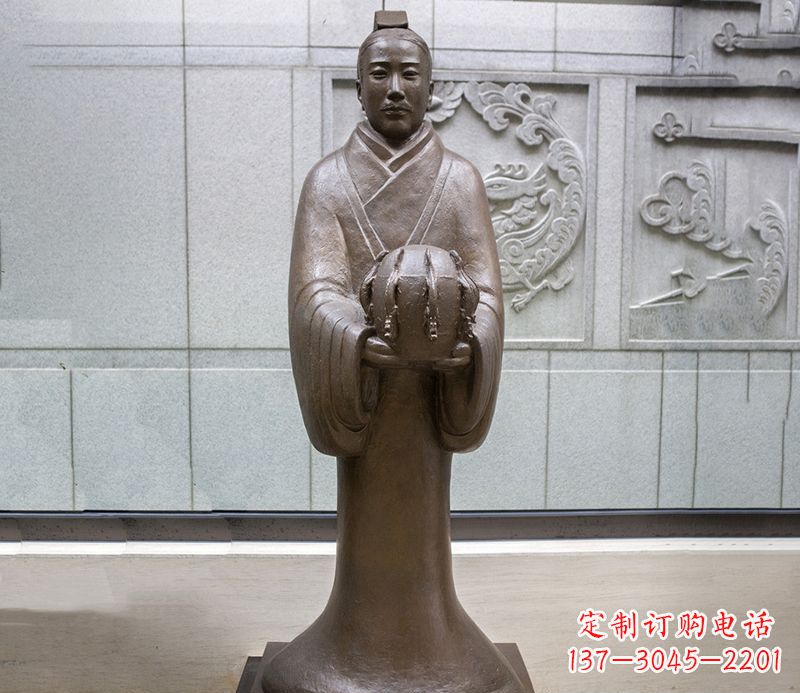 辽阳张衡科学家 人物铜雕