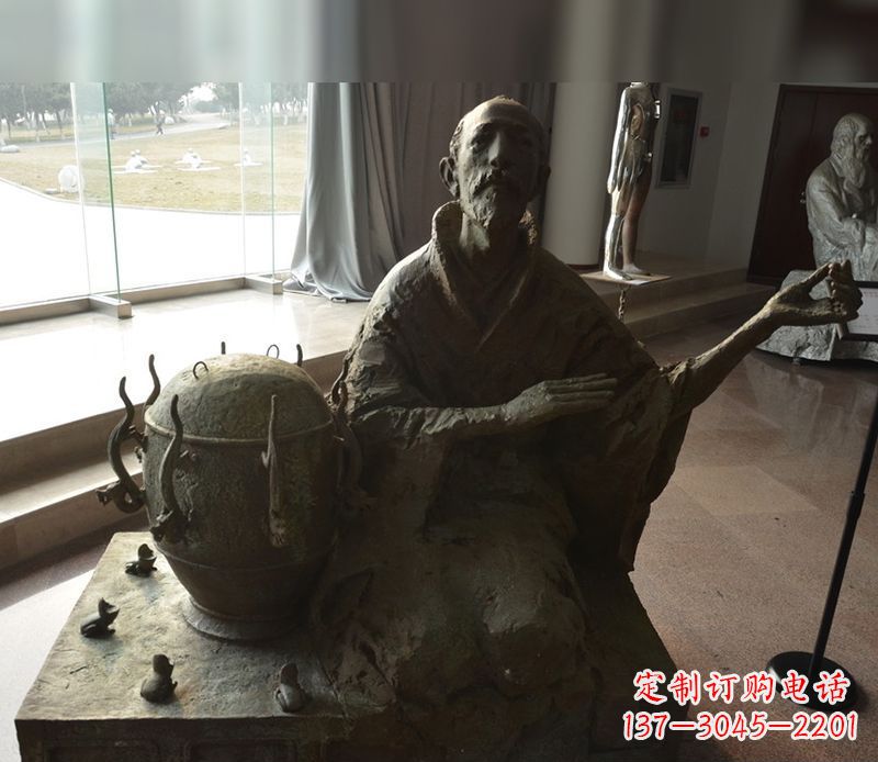 辽阳张衡铜雕