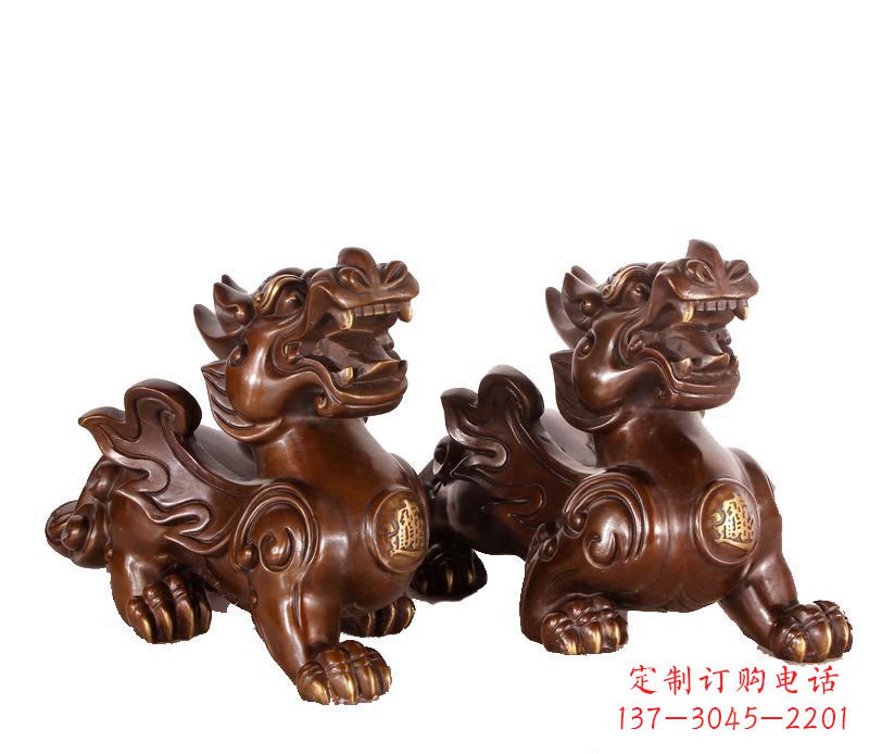 辽阳招财进宝貔貅铜雕