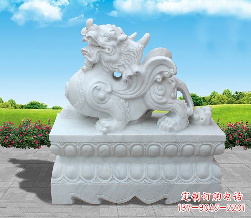 辽阳招财貔貅石雕