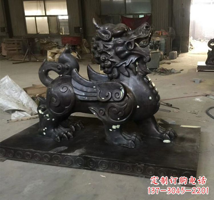 辽阳招财貔貅铜雕