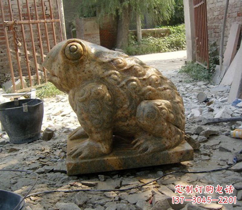 辽阳招财青蛙石雕
