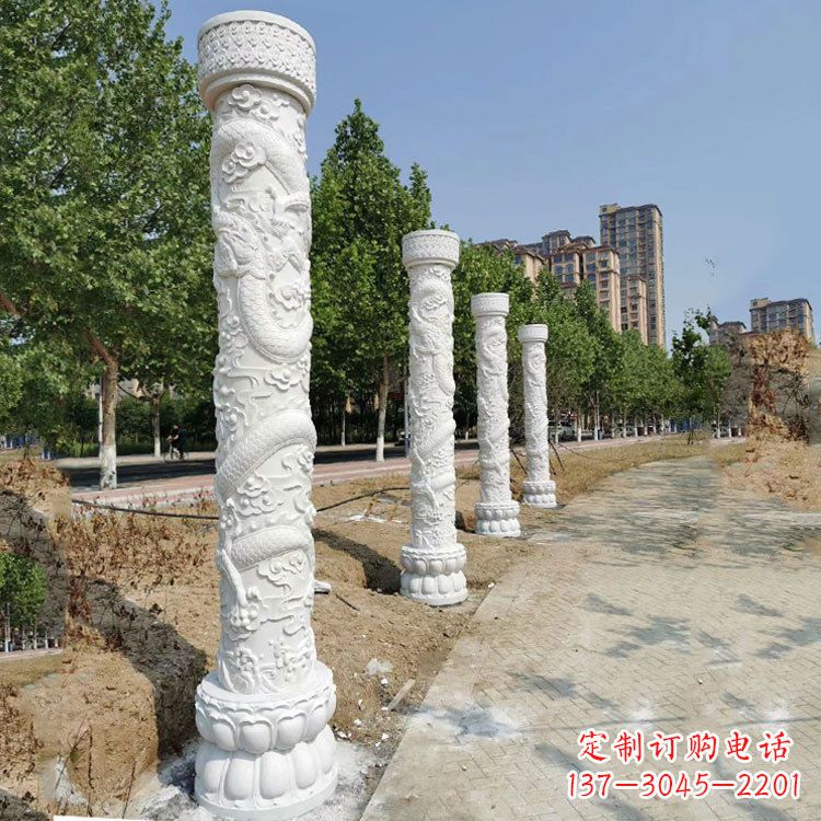 辽阳中国龙柱雕刻