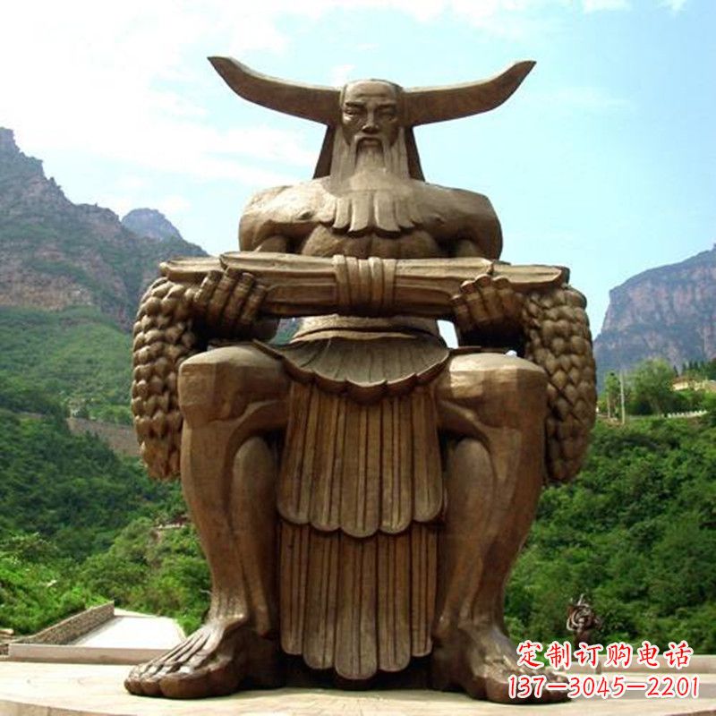 辽阳中华民族人文初祖五榖神农大帝大型景观雕塑