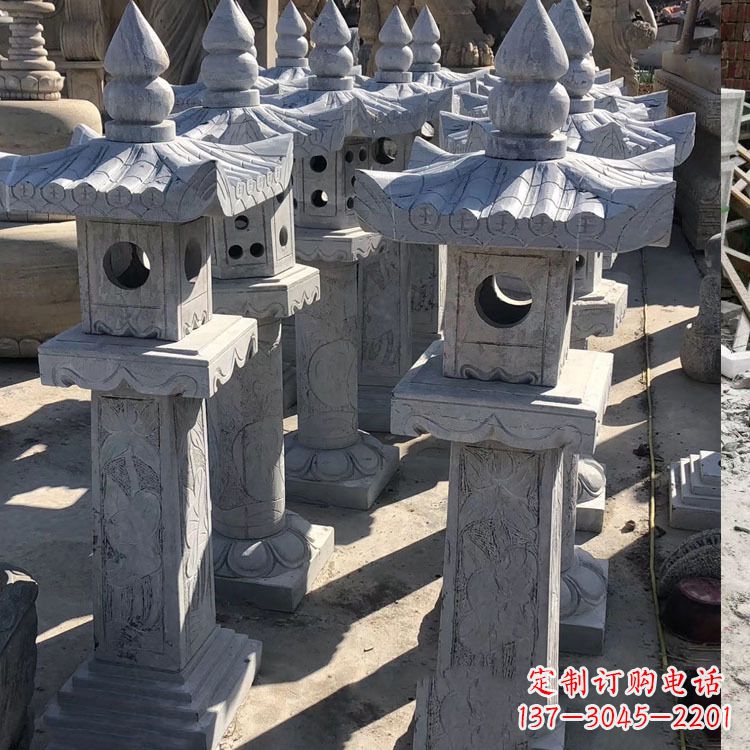 辽阳中式汉代石雕灯笼