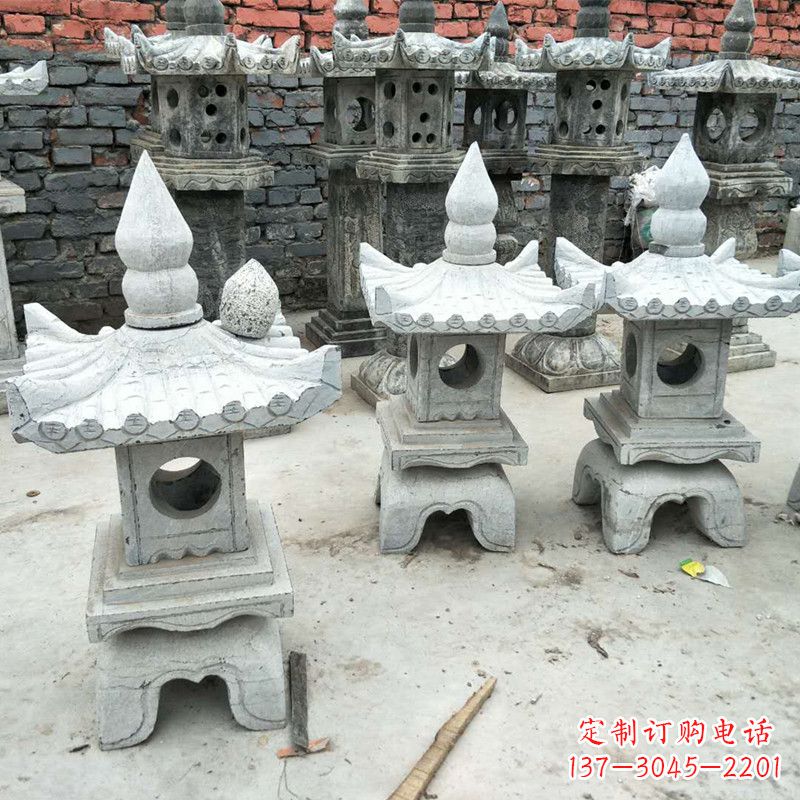 辽阳中式庭院石雕灯笼