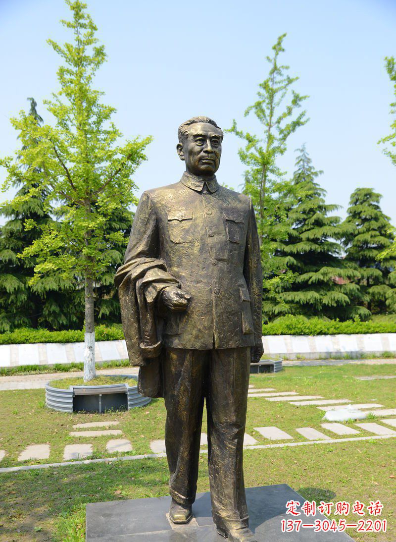 辽阳周总理伟人铜雕