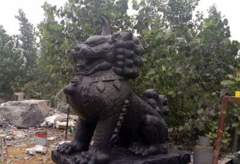辽阳獬豸铸铜雕塑