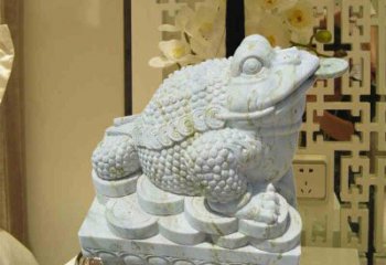 辽阳招财神兽金蟾石雕
