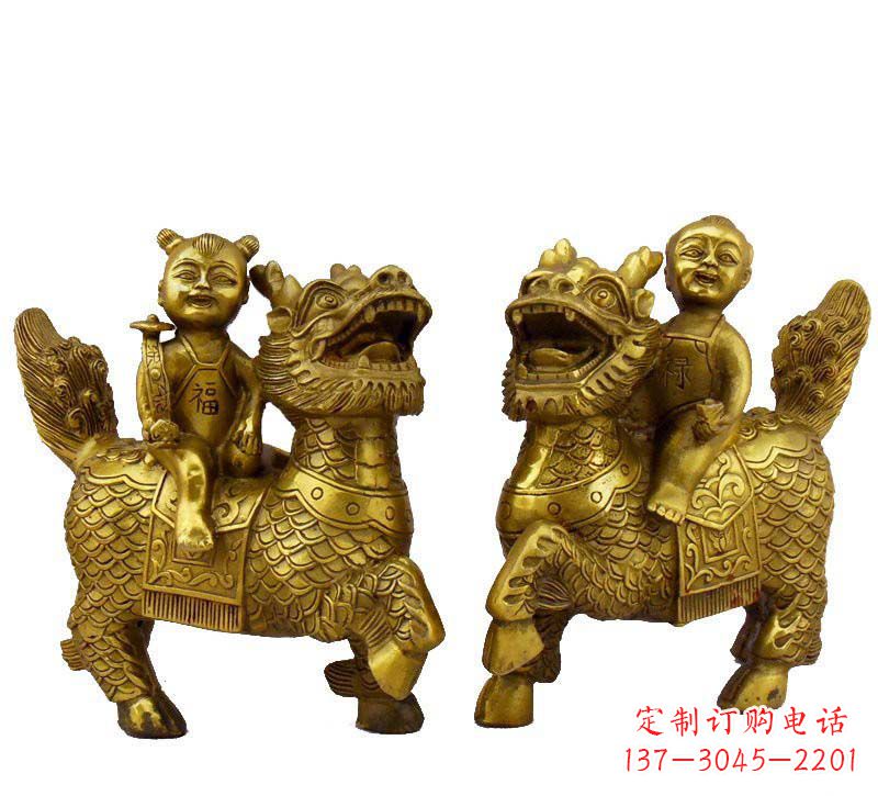 辽阳铸铜福禄麒麟