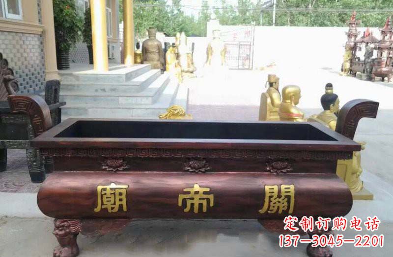 辽阳铸铜关帝庙香炉