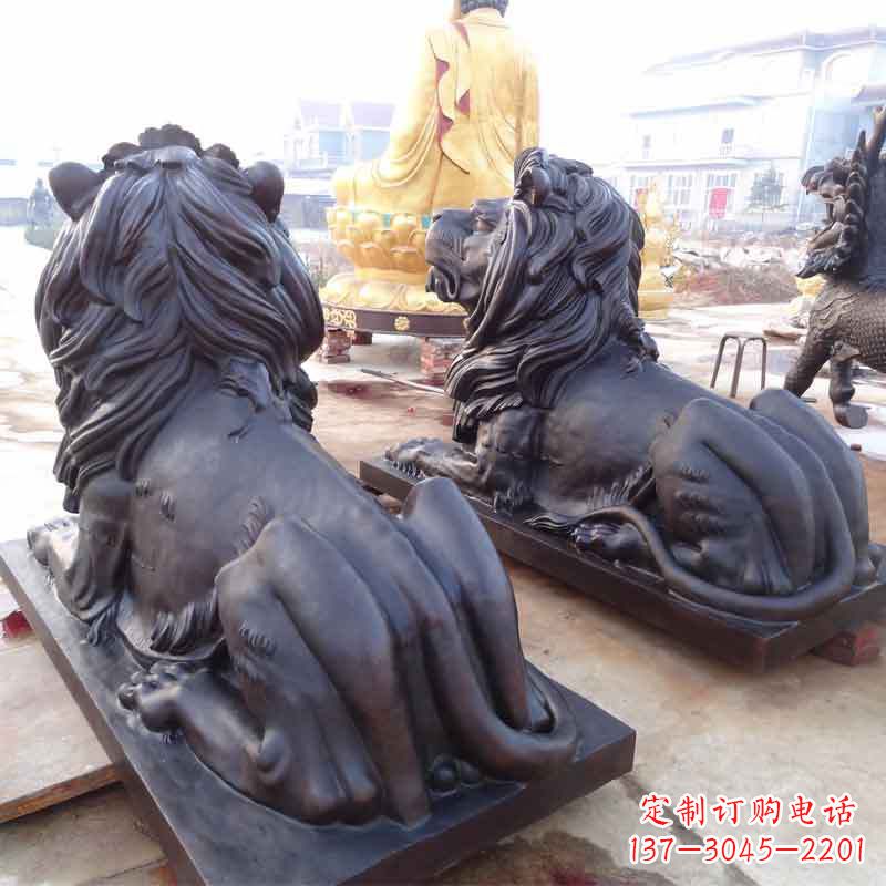 辽阳铸铜汇丰狮子