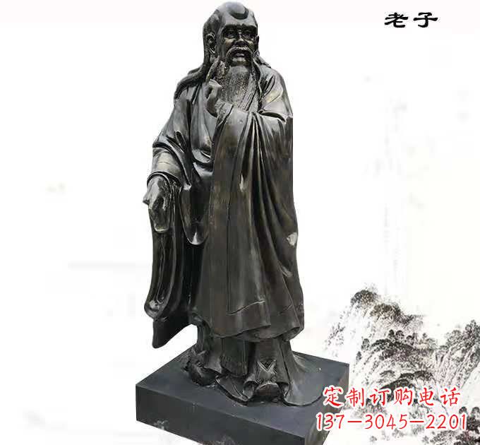 辽阳铸铜老子雕塑
