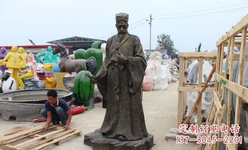辽阳铸铜李时珍雕塑