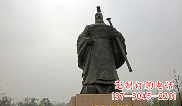 辽阳铸铜刘邦雕塑