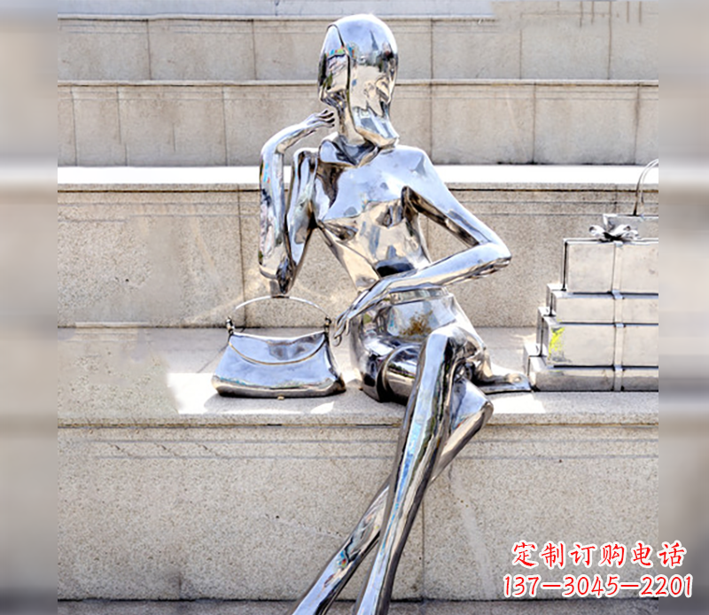 辽阳不锈钢美女购物造型