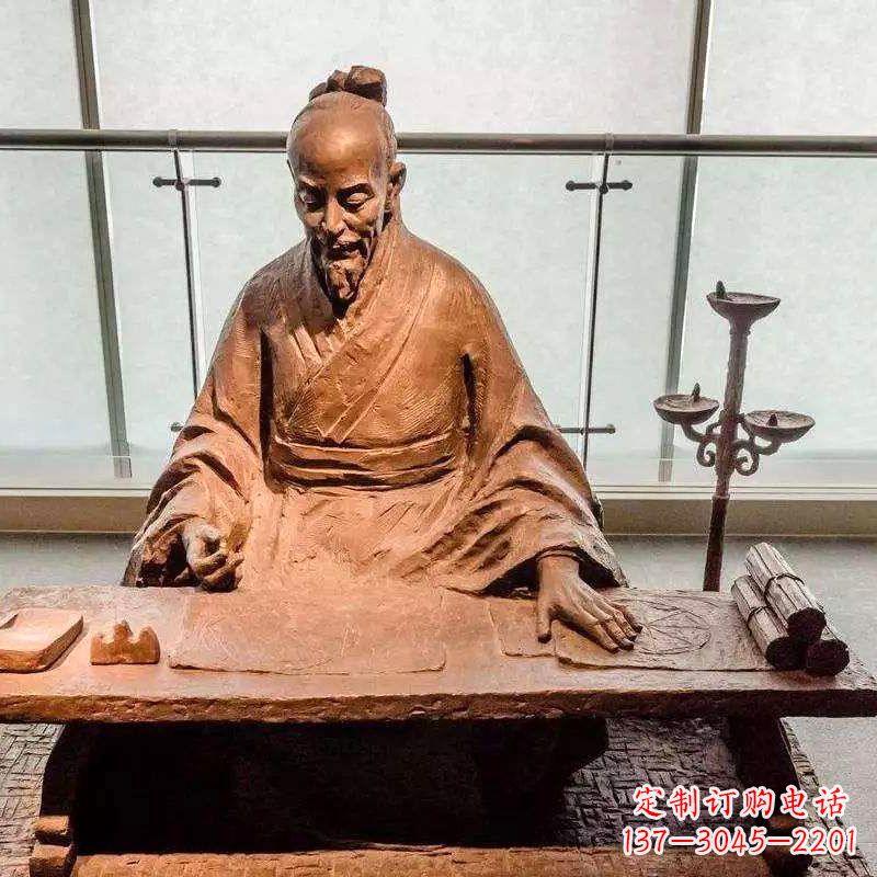辽阳祖冲之圆周率情景小品雕塑-中国古代数学家著名历史人物